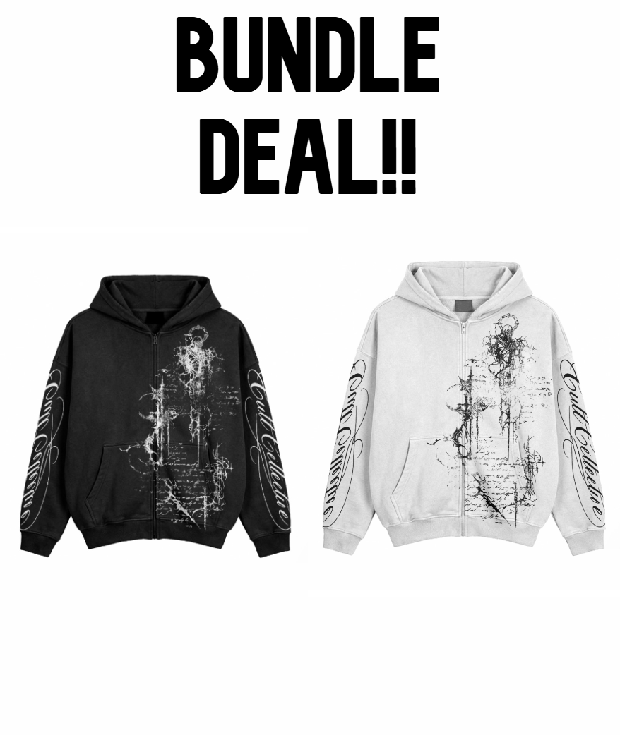 Signature Cult Collective Cropped Zip Up Bundle (PRE ORDER)
